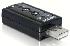 61645 DELOCK Soundkarte - Stereo - USB