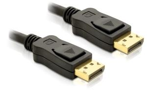82585 DELOCK Displayport Kabel DP -> DP St/St 2.00m schwarz 4K 20P