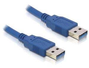 82534 DELOCK USB3.0 Kabel A -> A St/St 1.00m blau