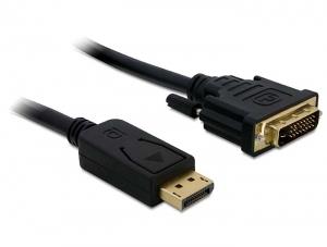 EU Product - Displayport Kabel DP -> DVI(24+1) St/St 1.00m schwarz thumbnail