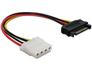 EU Product - Stromkabel SATA 15Pin -> Molex 4Pin St/Bu thumbnail