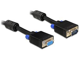 EU Product - VGA Verl. Delock D-Sub15 -> D-Sub15 St/Bu 3.00m schwarz thumbnail