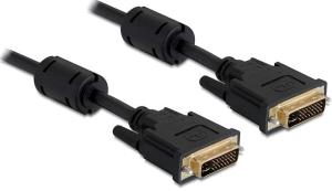 83110 DELOCK DeLOCK 1m DVI-I DVI cable Black                                                                     