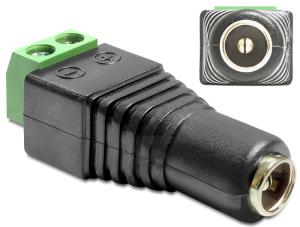 EU Product - Adapter Terminalblock 2Pin -> DC 2,1 x 5,5mm Buchse thumbnail