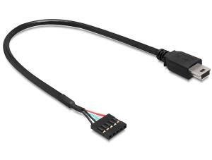 83170 DELOCK USB 2.0 Pin Header - Interner und externer USB-Adapter - Mini-USB, Typ B (M)