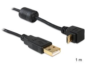 EU Product - USB Kabel A -> Micro-B 90� St/St 1.00m sw thumbnail