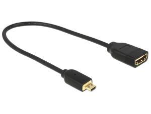 EU Product - HDMI Kabel Ethernet A ->micro D Bu/St 0.20m 3D 4K thumbnail