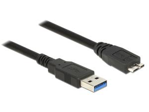 EU Product - USB Kabel USB3.0 A -> Micro-B St/St 0.50m schw thumbnail
