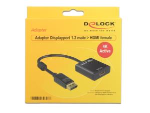 EU Product - Adapter DisplayPort 1.2 (DP) auf HDMI 4K (St/Bu) aktiv thumbnail