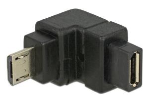 EU Product - USB Adapter micro B -> micro B St/Bu 90� unten thumbnail