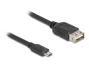 EU Product - USB 2.0 Kab USB Typ Micro-B St zu USB Typ-A Bu 1 m thumbnail