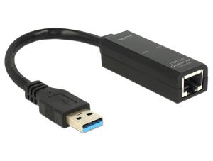 EU Product - USB3.0 Adapter A -> RJ45 Gigabit St/Bu schwarz thumbnail