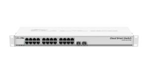 CSS326-24G-2S+RM MIKROTIK CSS326-24G-2S+RM - Managed - Gigabit Ethernet (10/100/1000) - Power over Ethernet (PoE) - Rack mounting - 1U