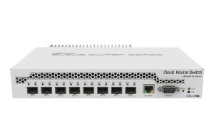 CRS309-1G-8S+IN MIKROTIK CRS309-1G-8S+ - Managed - Gigabit Ethernet (10/100/1000) - Power over Ethernet (PoE) - Rack mounting