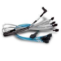 05-60004-00 BROADCOM Cable X8 Sff-8654 To Two X4 Sff-8654 (slim Sas) 1m