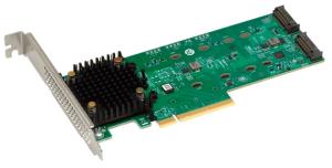 EU Product - BROADCOM - MegaRAID 9540-2M2 - Speichercontroller (RAID) 8 Sender/Kanal SATA 6Gb/s / PCIe 4.0 x8 (NVMe) Low-Profile RAID 0 1 PCIe 4.0 x8 thumbnail