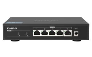 QSW-1105-5T QNAP SYSTEMS QSW-1105-5T | 5 port 2.5Gbps auto negotiation (2.5G/1G/100M) | unmanagement switch