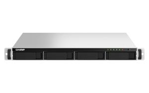 TS-464U-RP-8G/4TB QNAP SYSTEMS 1U 4-Bay rackmount NAS Intel Celeron N5105/N5095 quad-core 8GB RAM onboard (not expandable) 4 x 3.5in/2.5in SATA 6Gb/s drive bays 1 x PCIe Gen3 x2 slot 2 x 2.5GbE 1 x HDMI 1.4b 2 x USB 3.2 Gen2 Type-A+ 2 x USB 2.0 2 x 250W redundant PSU with 4 x 1TB