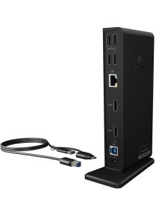 IB-DK2251AC ICY BOX IB-DK2251AC - Wired - USB 3.2 Gen 2 (3.1 Gen 2) Type-A - 3.5 mm - 10,100,1000 Mbit/s - Black - 5 Gbit/s