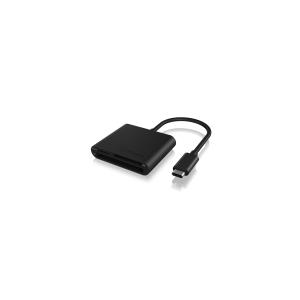 IB-CR301-C3 ICY BOX IB-CR301-C3 - CF,MicroSD (TransFlash),MicroSDHC,MicroSDXC,SD,SDHC,SDXC - Black - 5000 Mbit/s - Aluminium - USB 3.0 (3.1 Gen 1) Type-C - 43 mm
