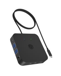 EU Product - Dockingstation IcyBox USB-C   -> USB3.2/HDMI/3,5/LAN/ thumbnail