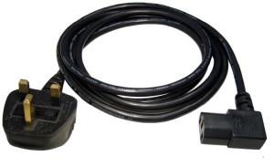 1.8MTR UK PLUG -R/A IEC C13 thumbnail