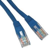 0.25m Cat5e  Cbl - Blue 24AWG thumbnail