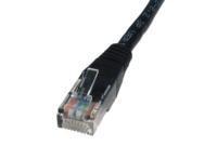 0.25m Cat5e Cbl - Black 24AWG thumbnail