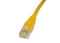 0.25m Cat5e Cbl Yellow 24AWG thumbnail