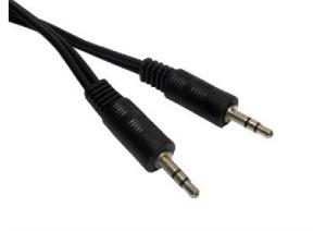 1TT-03 CABLES DIRECT Cables Direct 3m 3.5mm audio cable Black                                                                                                              