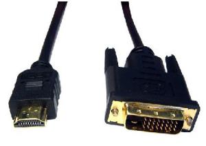 1.5M BLACK HDMI M - DVI-D CABLE thumbnail