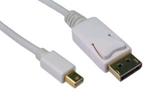 DisplayPort 1.2 (M) to Mini DisplayPort 1.2 (M) 2m White OEM Display Cable thumbnail