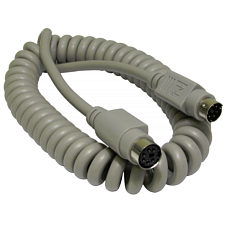 2Mtr Coiled PS/2 Extension Cab thumbnail
