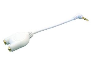 3.5mm Headphone Splitter wht thumbnail