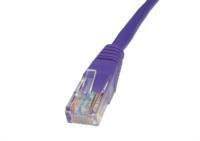 0.25m Cat5e Cbl Violet 24AWG thumbnail