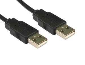 1.8MTR USB 2.0 A M-A M BLACK thumbnail