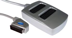 2 Way SCART SplitterBox Silver thumbnail