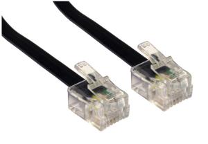 88BT-103K CABLES DIRECT Cables Direct RJ-11, 3m Black                                                                                                                         