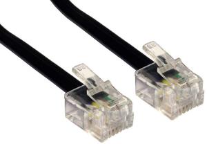 10m RJ11 to RJ11 Modem Black thumbnail