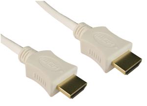 99HDHS-101WHT CABLES DIRECT CDL 1m High Speed HDMI - White