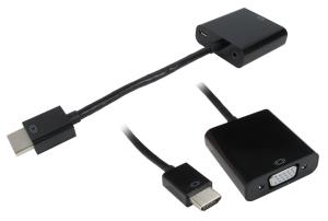 HDHSV-HDMI CABLES DIRECT HDMI TO SVGA ADAPTOR VGA+3.5 SOCKET+