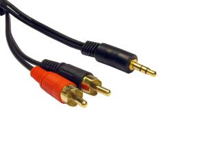 0.5m 3.5mm Stereo to Two RCA thumbnail