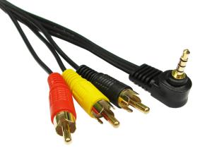 2m 3.5mm Jack to 3 RCA Cable thumbnail