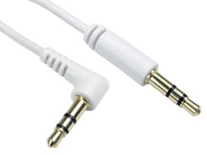 1m 3.5mm Ster Straight-R/A Wht thumbnail