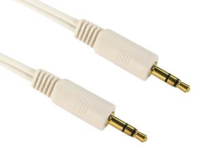 3m 3.5mm Stereo Cable - White thumbnail