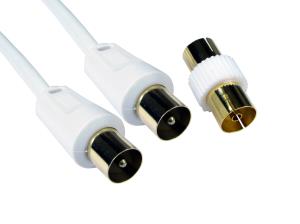 0.5m AERIAL M-M+ Coupler - WHT thumbnail