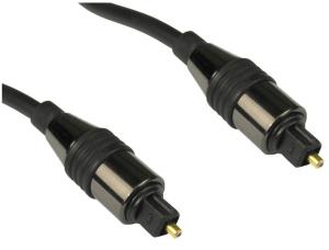 TOSLINK Digital Optical (M) to Digital Optical (M) 1m Black OEM Cable thumbnail