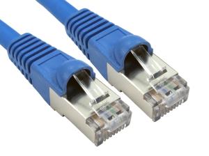 0.25m Cat6A Patch Cable - Blue thumbnail