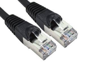 ART-100-HK CABLES DIRECT CDL 0.25m Cat6A Patch Cable - Blk