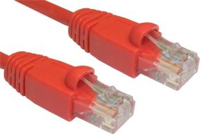 10m Snagless Cat5e Patch Red thumbnail